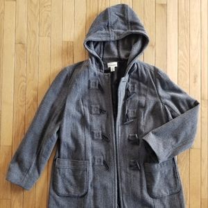 Motherhood Maternity Wool Pea Coat, Gray